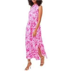 Floral Pink Maxi Dress
